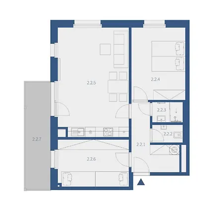 Daire Family 2 Bedroom Ski&bike With Terrase *